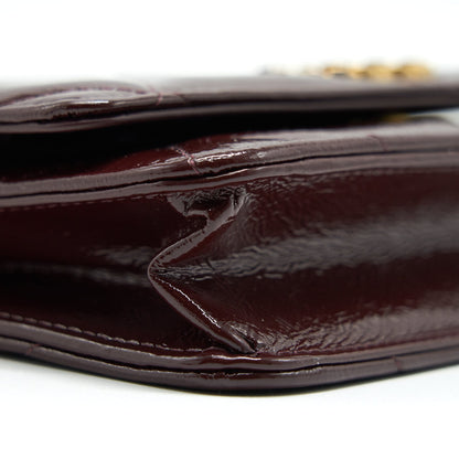 Chanel 19 Wallet On Chain Burgundy