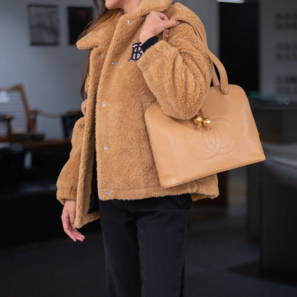 CHANEL VINTAGE golden ball shoulder bag