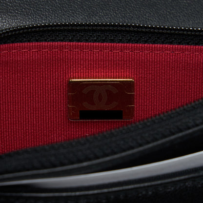 Chanel 19 Wallet On Chain Lambskin Black With Multicolour Hardware (Microchip)