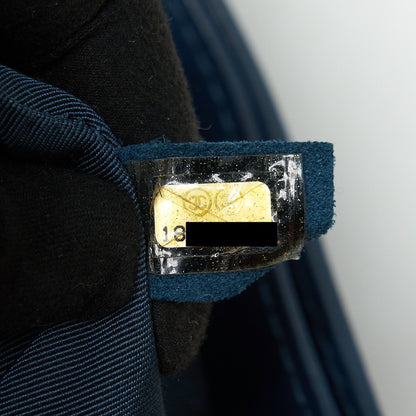 Chanel Boy Bag soft Calfskin Dark Blue ruthenium Hardware