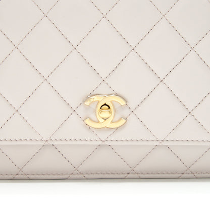 Chanel 21B Light Purple Pearl Crush Wallet on Chain GHW