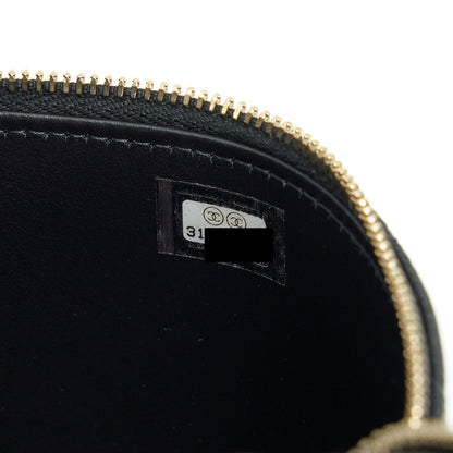 Chanel 22S Letter Top Handle Long Vanity Caviar Black GHW