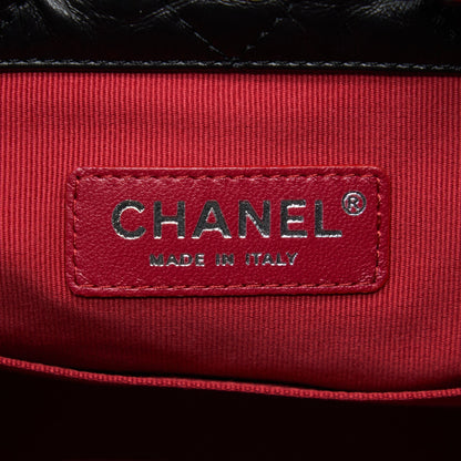 Chanel Small Gabrielle Backpack Calfskin Black With Multicolour Hardware (Microchip)