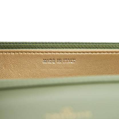 Chanel 21B Green GHW Pearl Crush Wallet On Chain