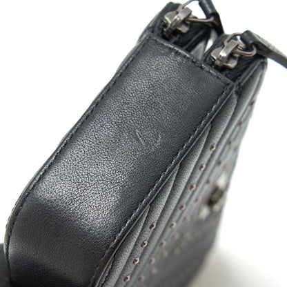 Chanel Reissue Wallet On Chain Calfskin Black Ruthenium Hardware