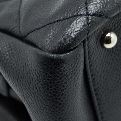 Chanel CC Logo Tote Bag Caviar Black SHW