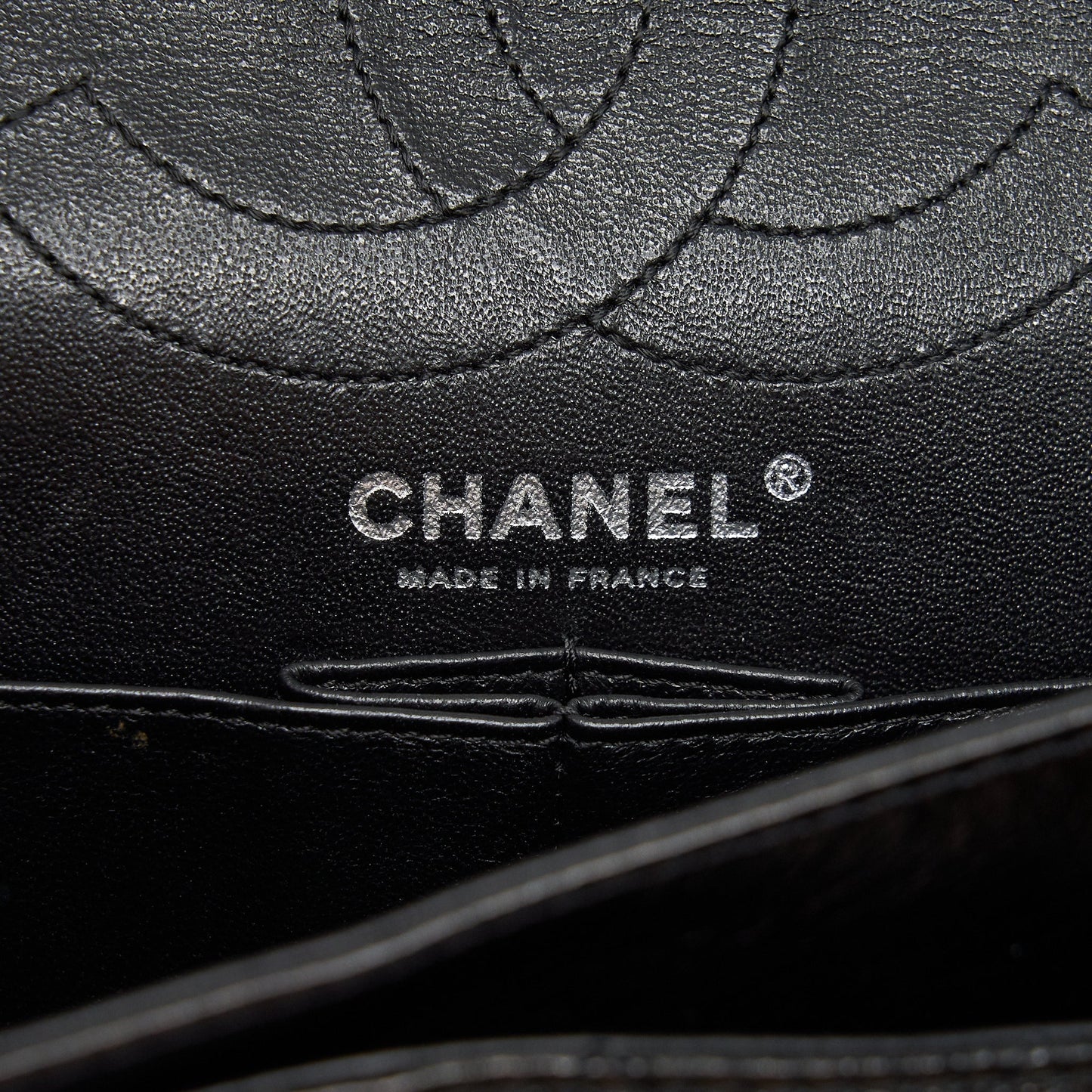 Chanel 2.55 226 reissue double Flap bag Calfskin black SHW