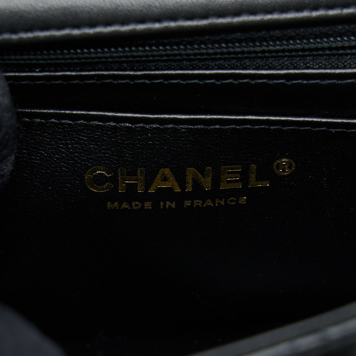 Chanel 22A Top Handle Mini Rectangular Flap Bag Lambskin Black GHW (Microchip)