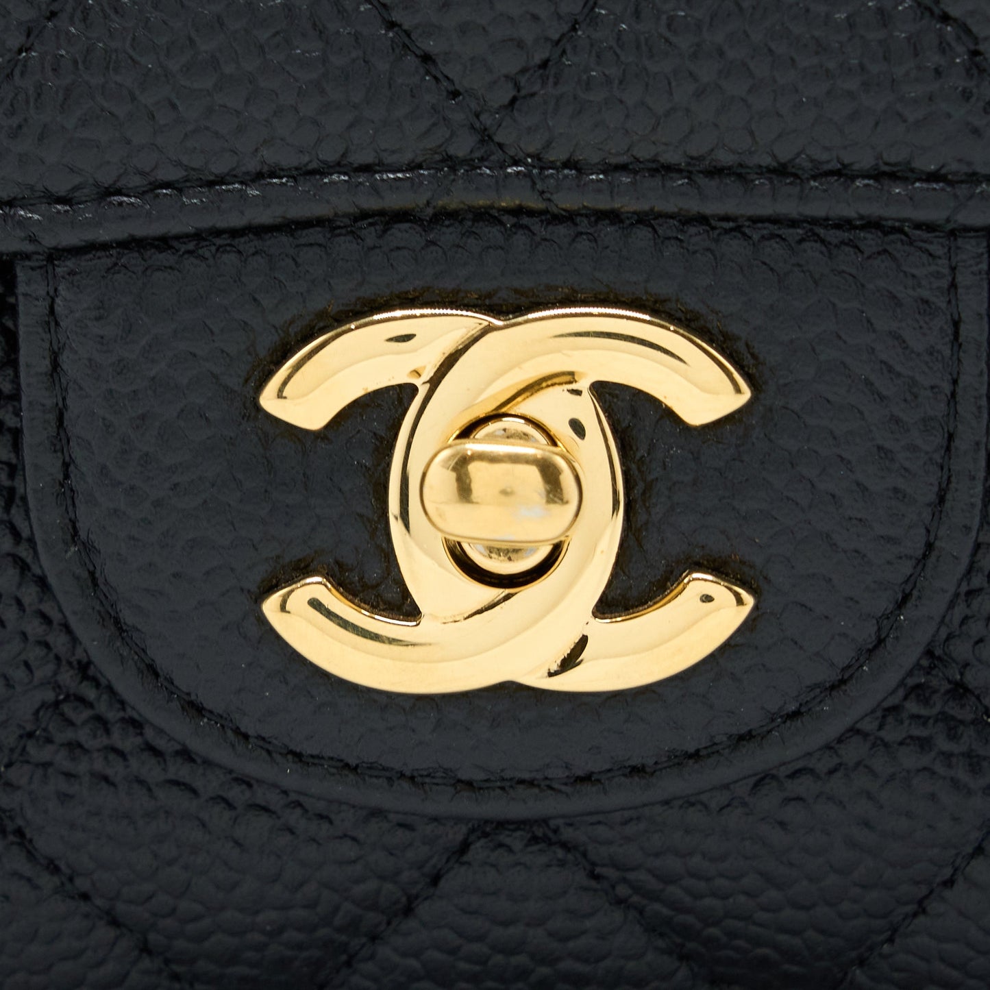 Chanel Medium Classic Double Flap Bag Caviar Black GHW