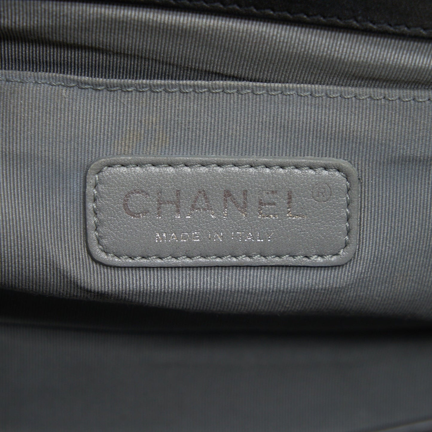 Chanel Medium Boy Bag Calfskin Black Ruthenium/Black Hardware