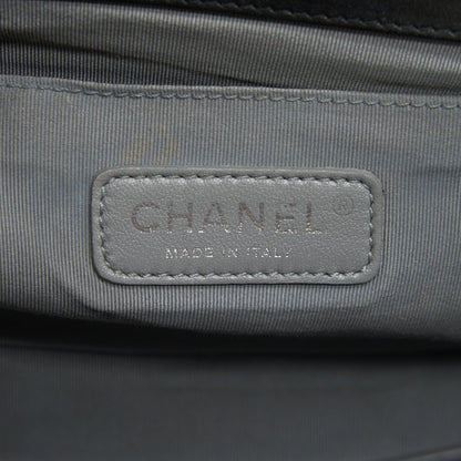 Chanel Medium Boy Bag Calfskin Black Ruthenium/Black Hardware