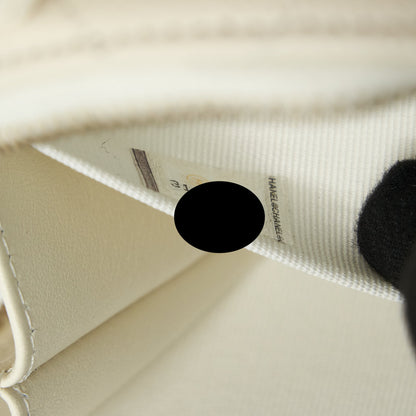 Chanel clutch with chain Caviar white LGHW