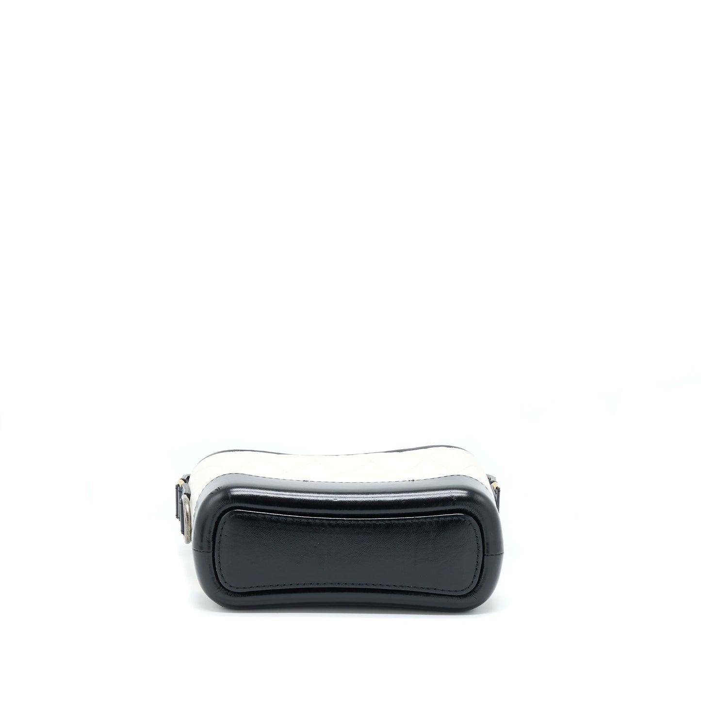 Chanel Small Gabrielle Hobo Bag White/Black Multicolour Hardware