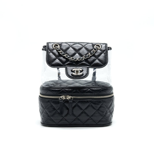 Chanel Transparent Back Pack PVC/Leather Backpack