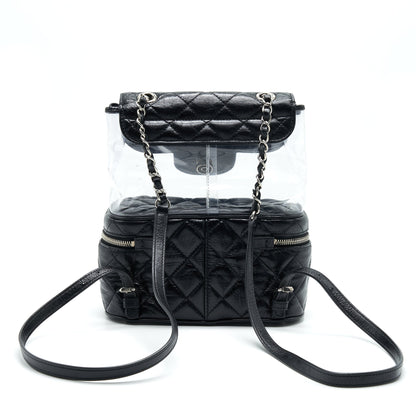 Chanel Transparent Back Pack PVC/Leather Backpack