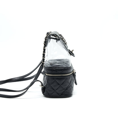 Chanel Transparent Back Pack PVC/Leather Backpack