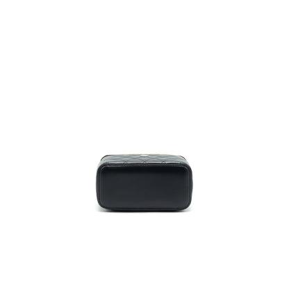 Chanel Long Vanity With Chain Lambskin Black LGHW