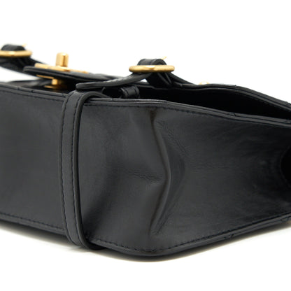 Chanel 21B Messenger Bag Calfskin Black GHW