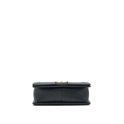 Chanel medium boy Chanel Handbag Black ruthenium hardware