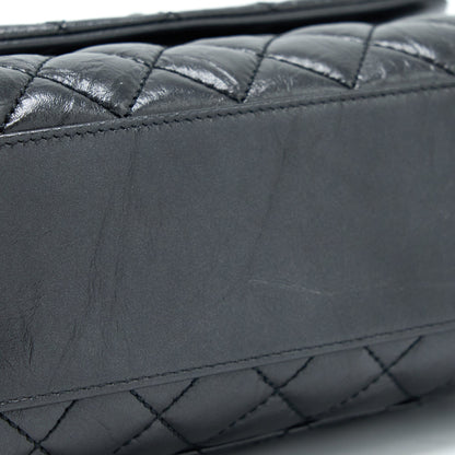 Chanel Small Coco Handle Aged Calfskin So Black With Black Hardware