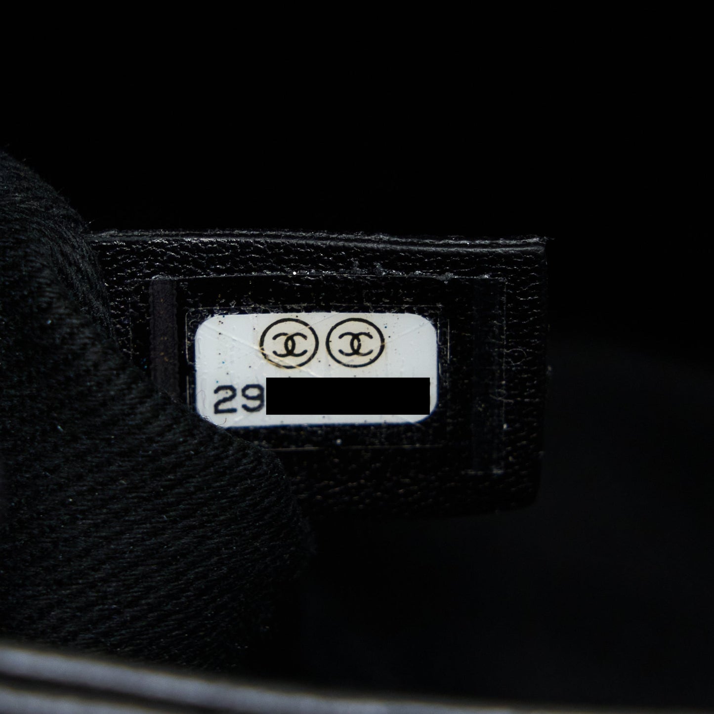 Chanel Small Coco Handle Aged Calfskin So Black With Black Hardware