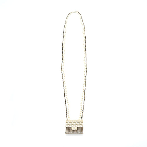 Chanel 2021 The long Necklace with Chain and Pearl