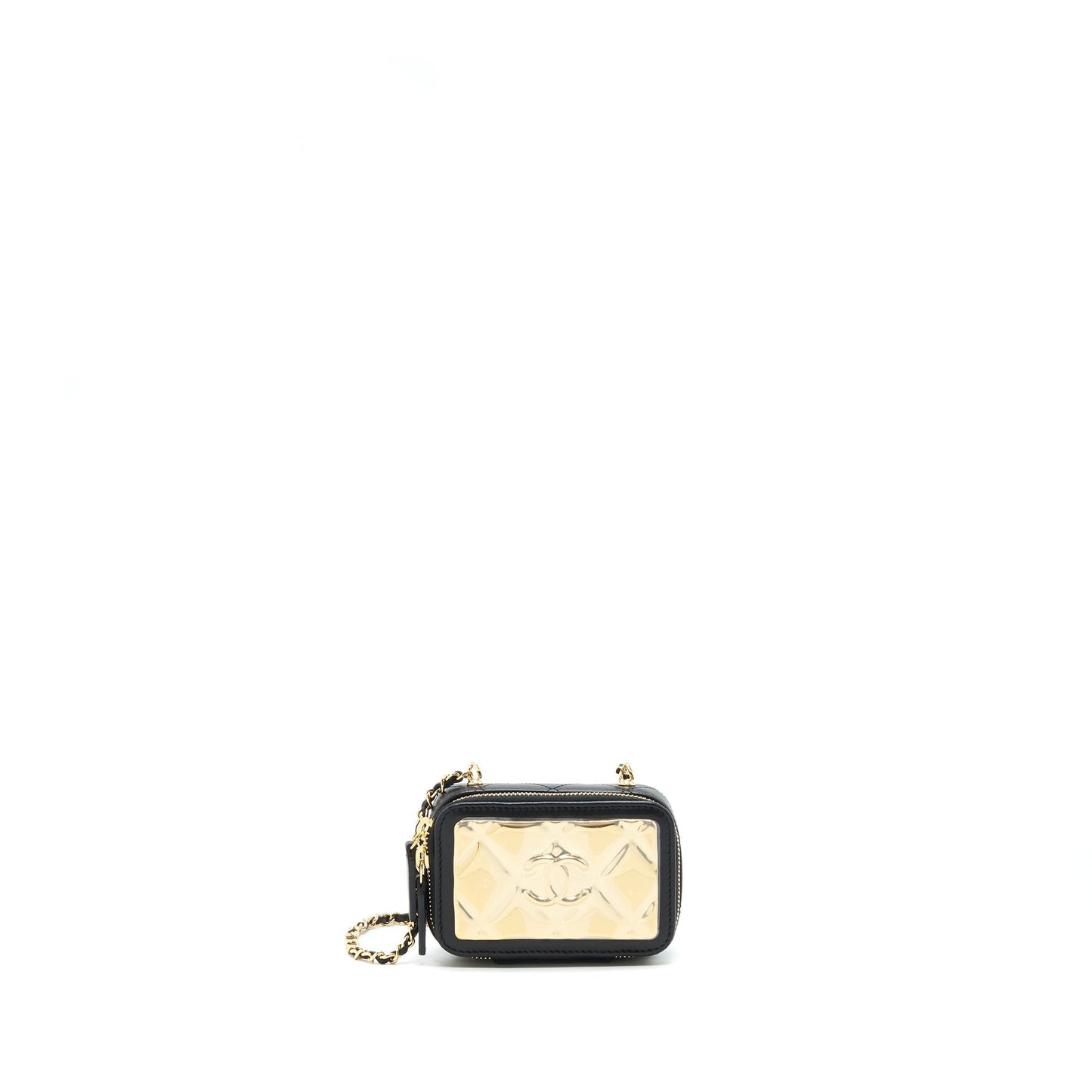 Chanel 21K Mini Clutch With Chain Black GHW