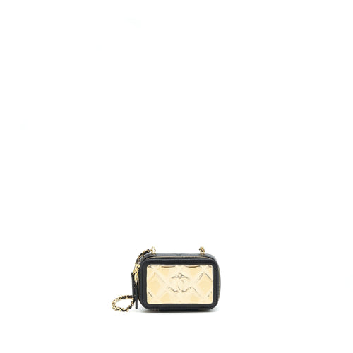 Chanel 21K Mini Clutch With Chain Black GHW