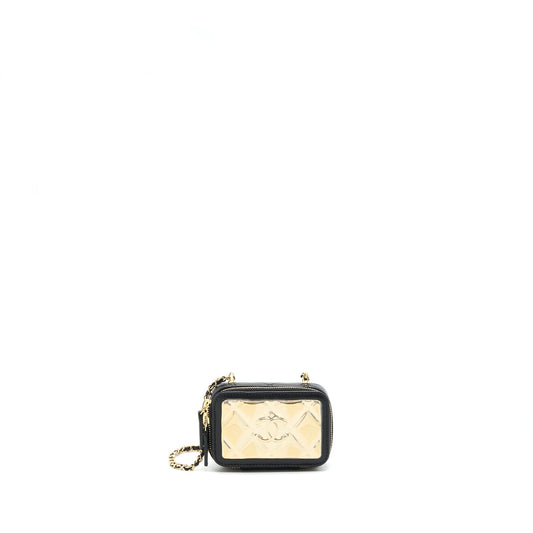 Chanel 21K Mini Clutch With Chain Black GHW