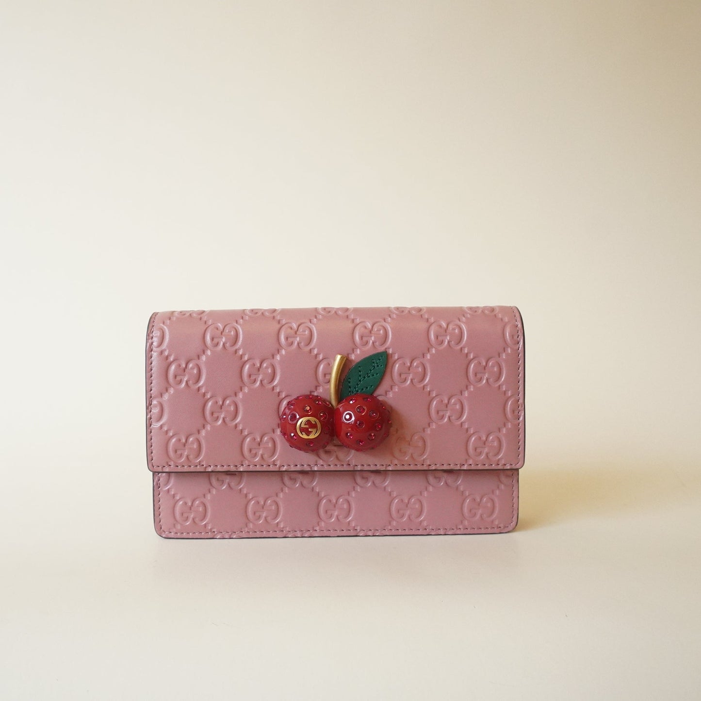 GG Guccissima Mini Cherry Chain Bag Shoulder Bag