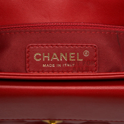 Chanel Now and For ever Cruise Seasonal Lambskin Red GHW
