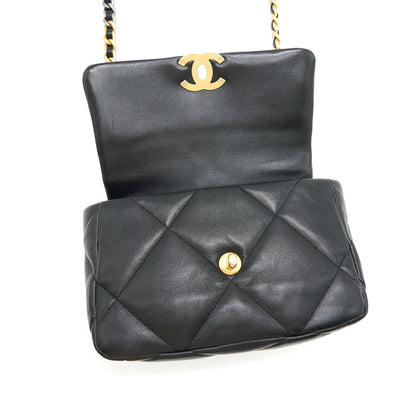 CHANEL SMALL 19 BAG BLACK