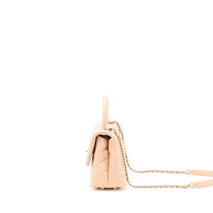 Chanel Small Coco Handle Caviar Light Pink LGHW