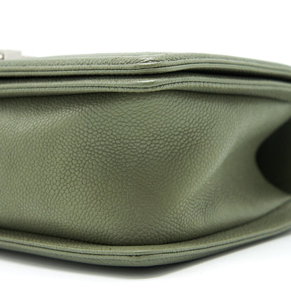 Chanel Medium Boy Bag Caviar Light Green LGHW