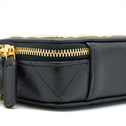 Chanel 21K Mini Clutch With Chain Black GHW