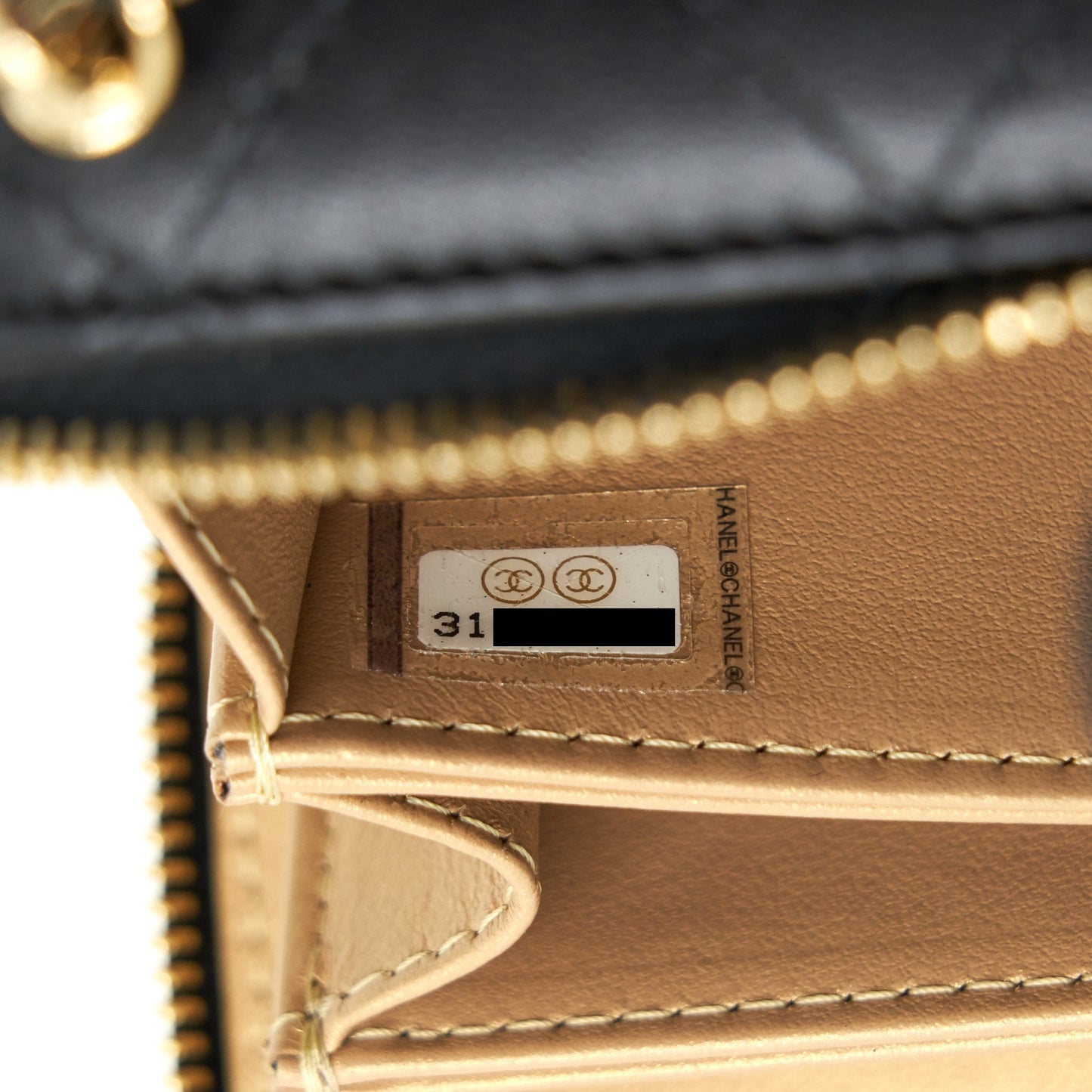Chanel 21K Mini Clutch With Chain Black GHW