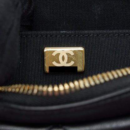 Chanel 22C Camera Bag Calfskin Black GHW(Microchip)