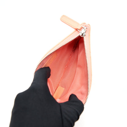 Chanel Mini Ocase Zip Pouch Coral Caviar