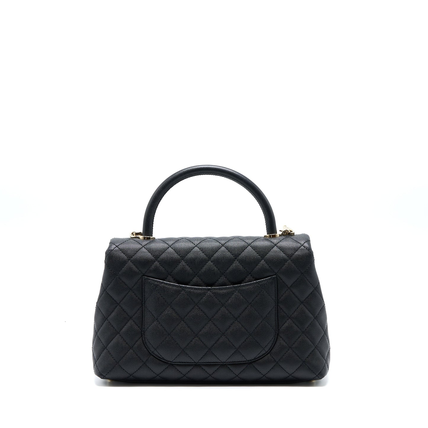 Chanel Medium Coco Handle Caviar Black LGHW