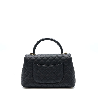 Chanel Medium Coco Handle Caviar Black LGHW