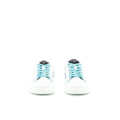 Chanel Size37.5 21ss Trainers White/ Light Blue