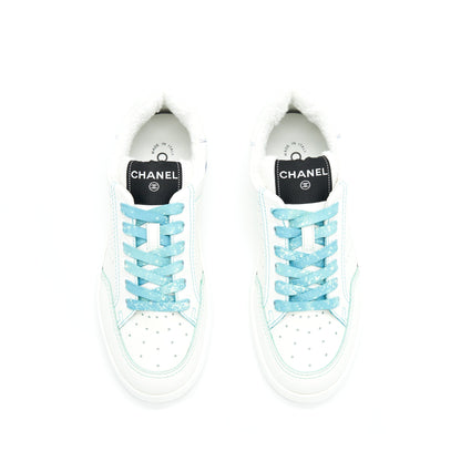 Chanel Size37.5 21ss Trainers White/ Light Blue