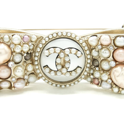 Chanel 21V Pearly Bow Brooch