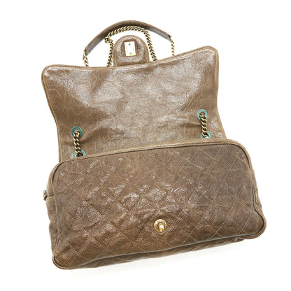 Chanel Seasonal Caviar Jumbo Flap Bag with GHW