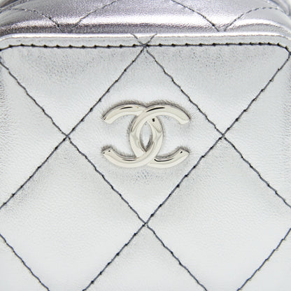 Chanel Mini Vanity with Giant Chain Silver SHW