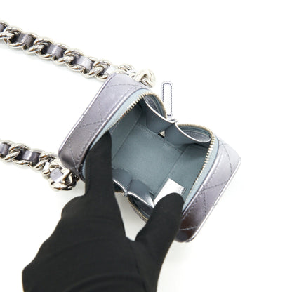 Chanel Mini Vanity with Giant Chain Silver SHW
