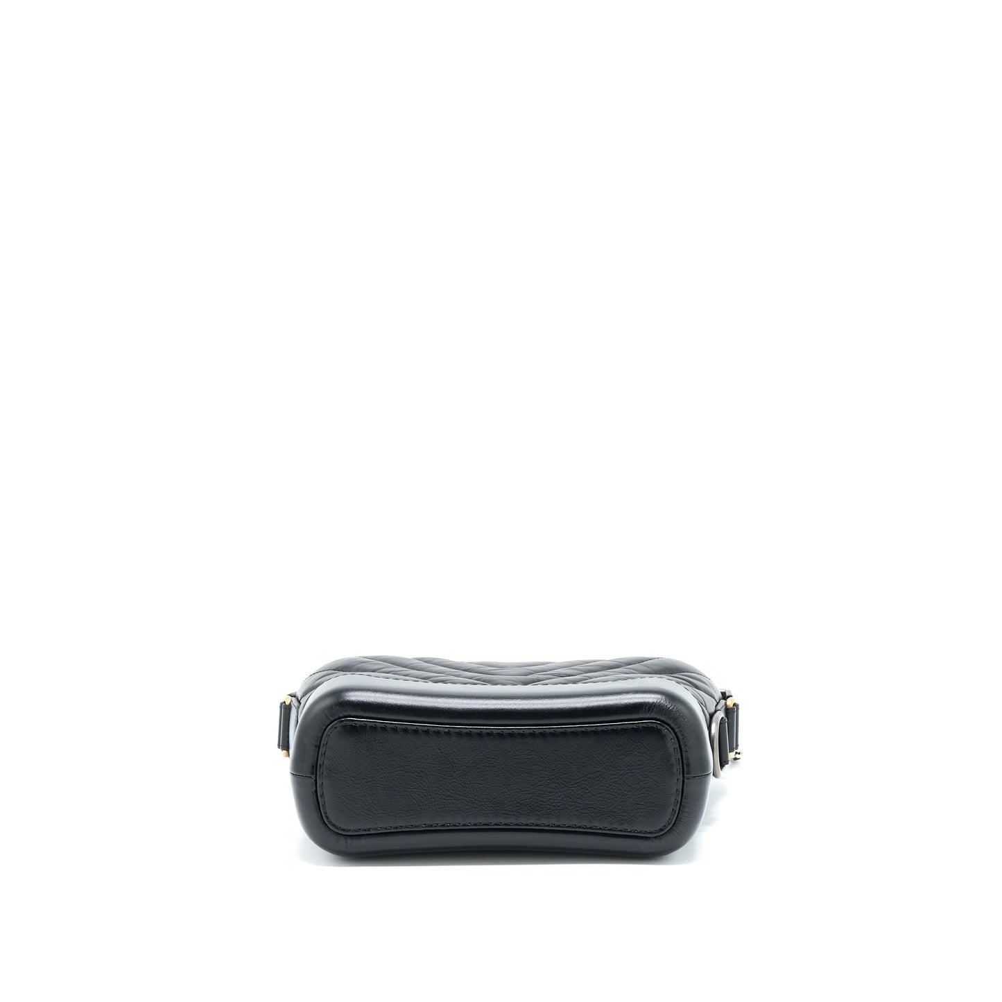 Chanel Chevron Small Gabrielle Hobo Bag Black Multicolour Hardware