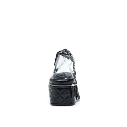 CHANEL TRANSPARENT LEATHER/ PVC Crossbody BAG