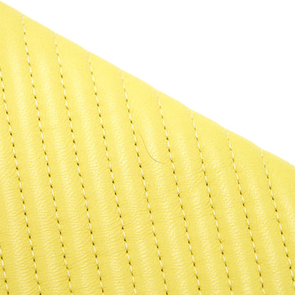 CHANEL CHEVRON CLUTCH BAG IN YELLOW SHW