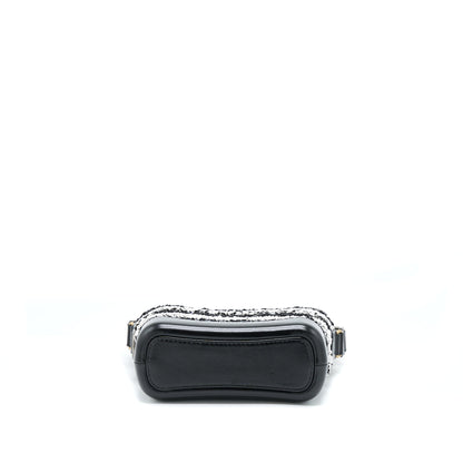 Chanel Small Gabrielle Hobo Bag Sequins Black/White With Multicolour Hardware